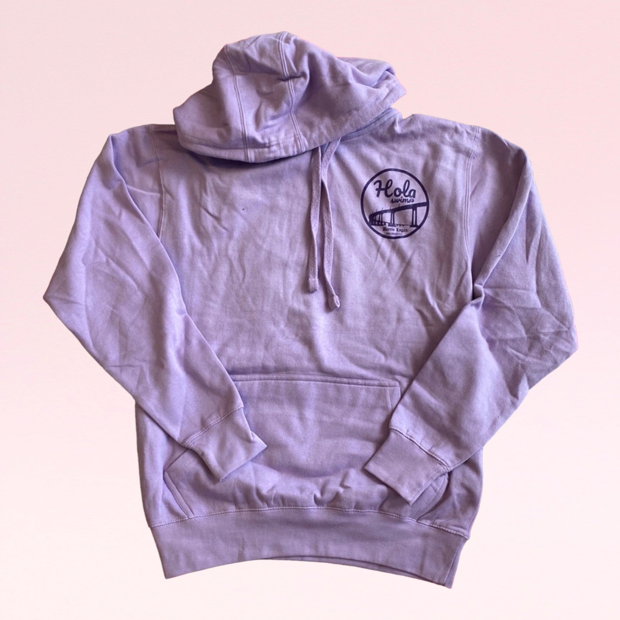 Hola Hoodie Sweatshirt Lavendar