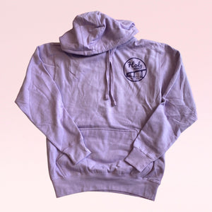 Hola Hoodie Sweatshirt Lavendar