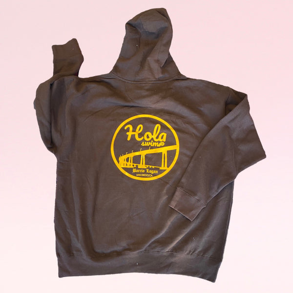 Hola Hoodie Brown