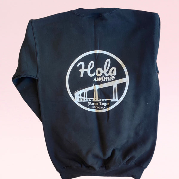 Hola Crewneck Sweatshirt (Black)