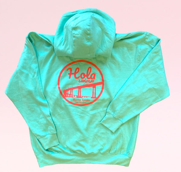 Hola Hoodie Teal